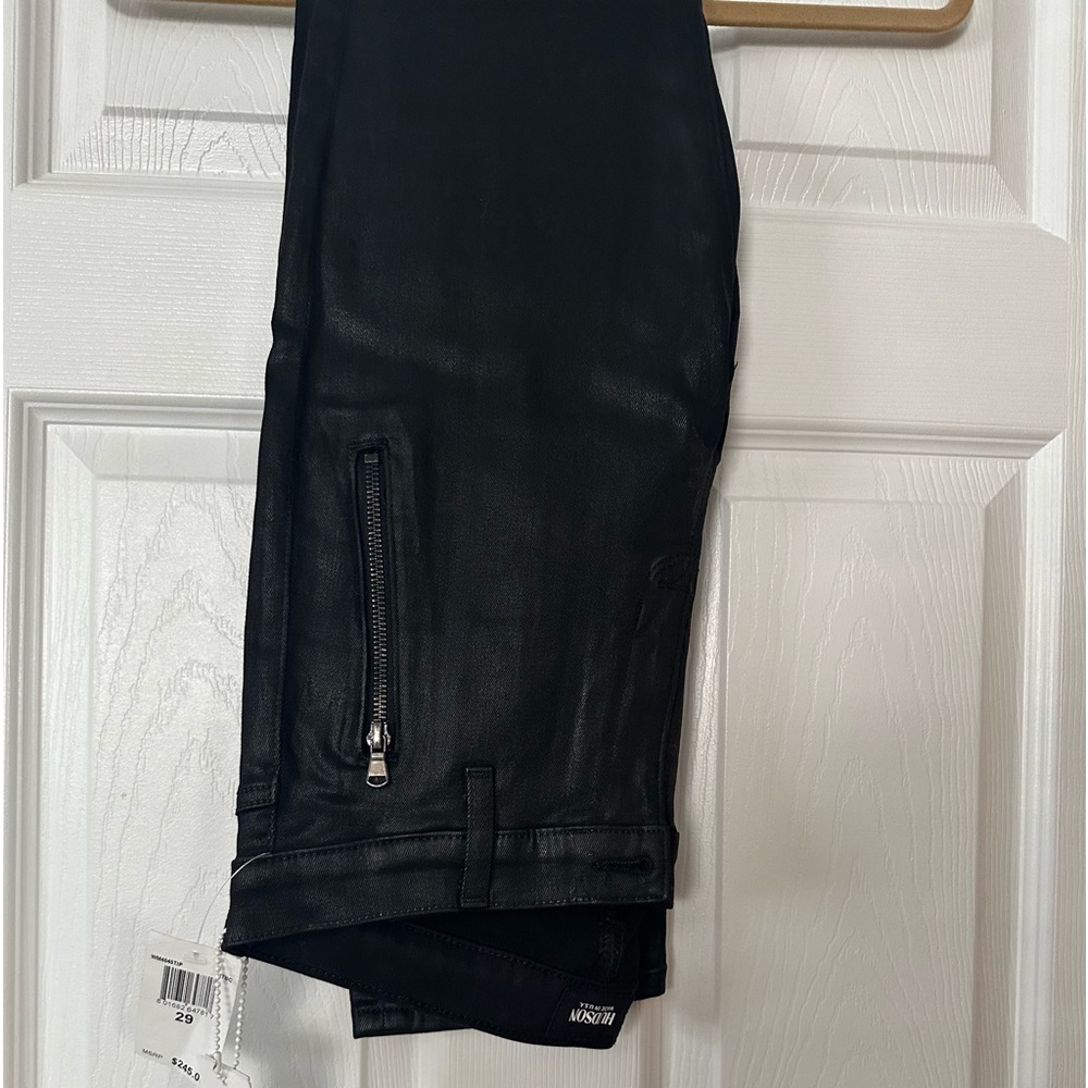 Hudson skinny black pants new with tags